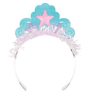 Party Tiara - Mermaid Shine 8Pk