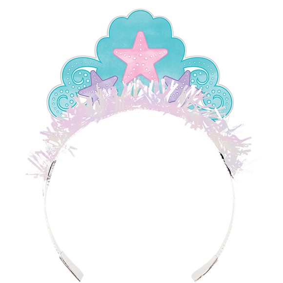 Party Tiara - Mermaid Shine 8Pk