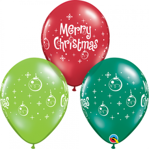 Latex 30cm Balloon - MERRY CHRISTMAS