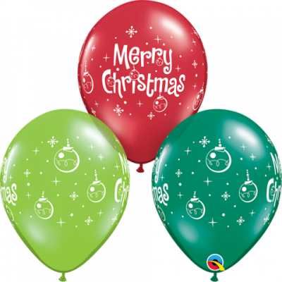 Latex 30cm Balloon - MERRY CHRISTMAS