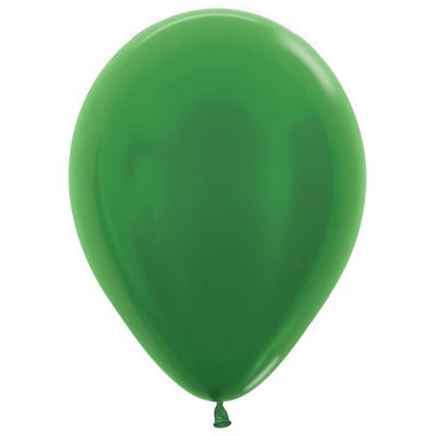 Latex 30cm Balloon - METALLIC GREEN