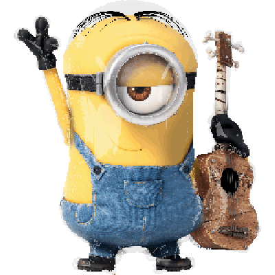 SuperShape Foil - MINION with Guitar