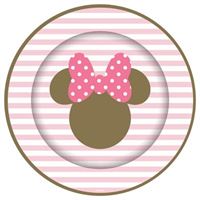 Party Paper Plates 23cm - MINNIE MOUSE
