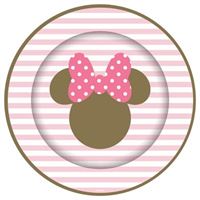 Party Paper Plates 23cm - MINNIE MOUSE