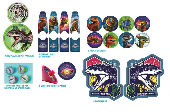 Mega Mix Party Pack 48Pcs - JURASSIC WORLD