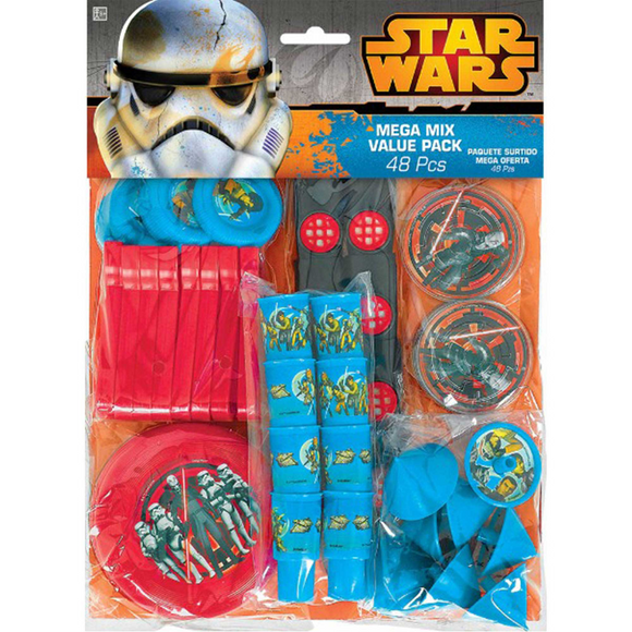 Mega Mix Party Pack 48Pcs - STAR WARS