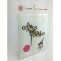 TIMBER Cake Topper - MR&MRS