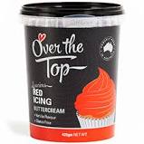 Over The Top Icing 425gm - RED