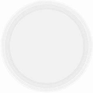 WHITE - Paper Plates 23cm