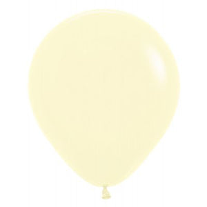 Latex 30cm Balloon - PASTEL YELLOW