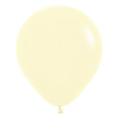 Latex 30cm Balloon - PASTEL YELLOW