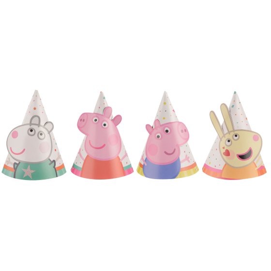 Birthday Paper Hats - Mini -  PEPPA PIG
