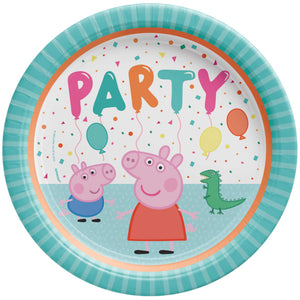 PEPPA'S PARTY 23CM PAPER PLATES