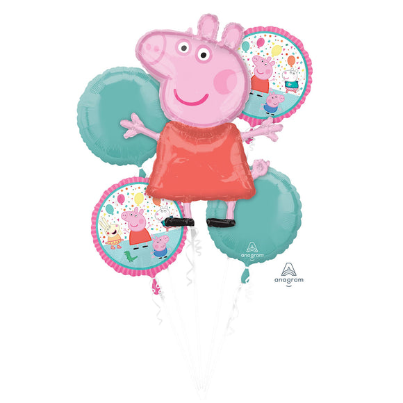 Balloon Bouquet - PEPPA PIG PASTEL