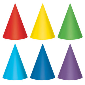 Birthday Paper Hats - ASST COLOURS