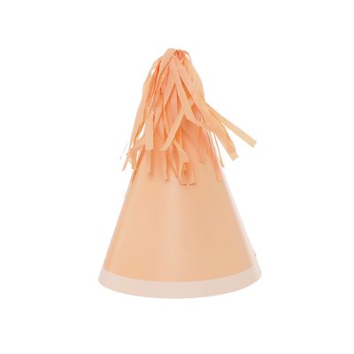 Birthday Paper Hat - ORANGE/PEACH