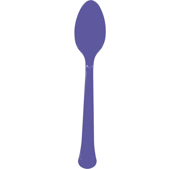 Purple - Plastic Spoon