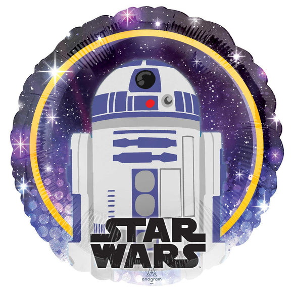 45cm Foil Balloon -  STAR WARS R2D2