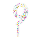 RAINBOW GLITTER TOPPER 0-9