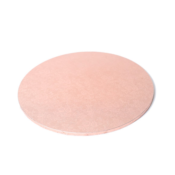 4mm MDF CAKE BOARD - Round ROSEGold 8