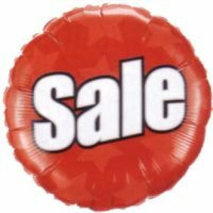 45cm Foil Balloon - SALE RED