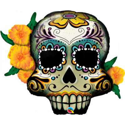 SuperShape Foil - DAY OF THE DEAD SKULL