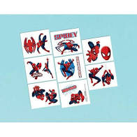 Tattoo Favours - SPIDER MAN