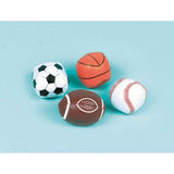 Soft Sport Balls Party Favours 4 Pk
