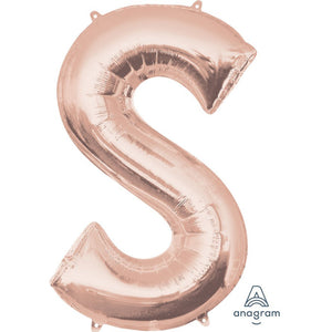 SuperShape Letter ROSE GOLD "S"