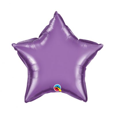 45cm Foil Balloon - STAR - CHROME PURPLE