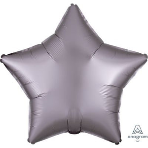 45cm Foil Balloon - STAR - LUXE GREIGE