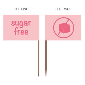 Bamboo Food Markers- 500 x SUGAR FREE