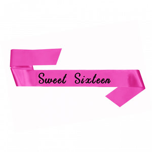 PINK "SIXTEEN" SASH