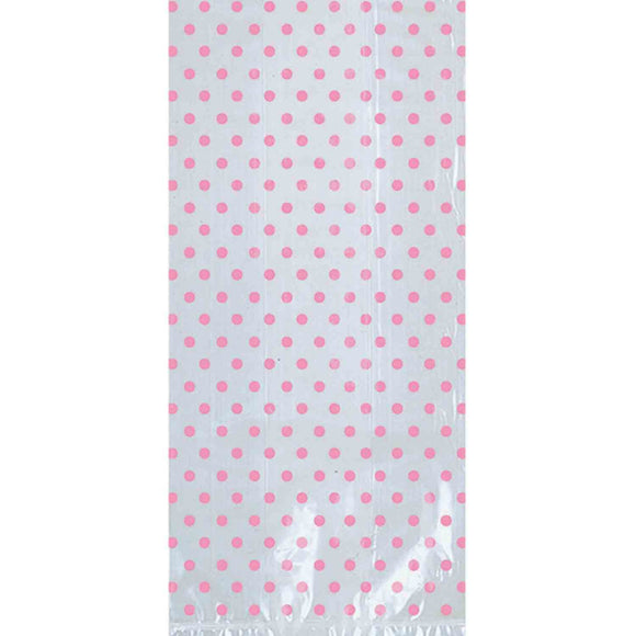 TREAT BAG - PINK DOTS WITH BOWS