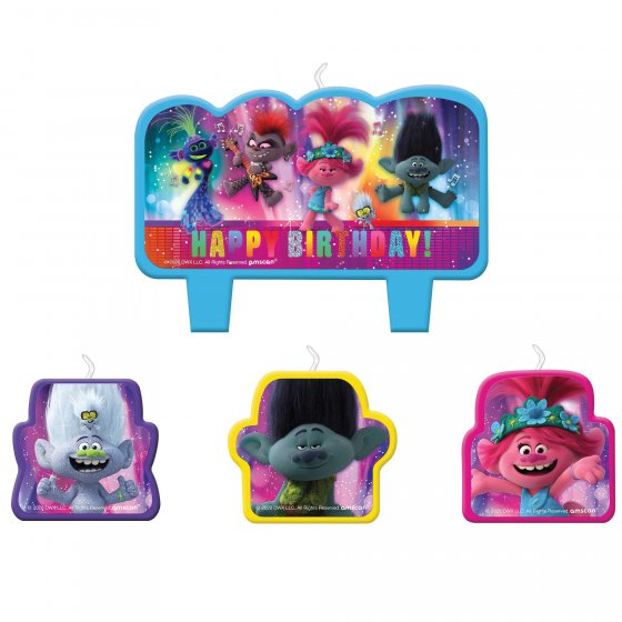 Birthday Candle Set - TROLLS