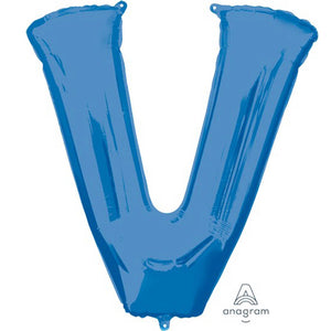 SuperShape Letter BLUE "V"