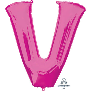 SuperShape Letter PINK "V"