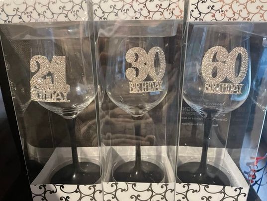 Wine Glass BLACK Design