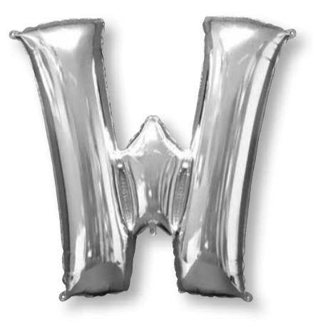 SuperShape Letter SILVER 