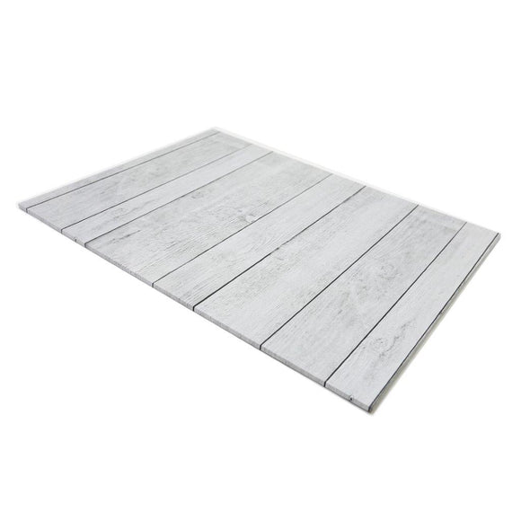 CAKE BOARD - Rectangle WHITE PLANK 12