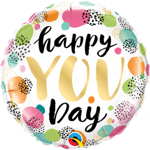 45cm Foil Balloon -  HAPPY YOU DAY