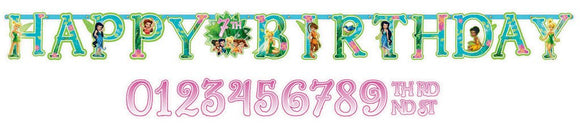 Jumbo Letter Banner Kit (add on age)  - TINKERBELLE