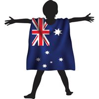 Australia Flag KIDS Cape