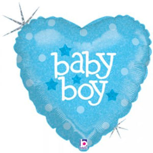 45cm Foil Balloon - Baby Boy