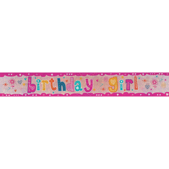 Banner - Birthday Girl (Holographic)