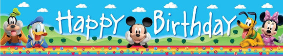 Party Banner - Happy Birthday MICKEY MOUSE