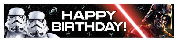 Party Banner - Happy Birthday STAR WARS