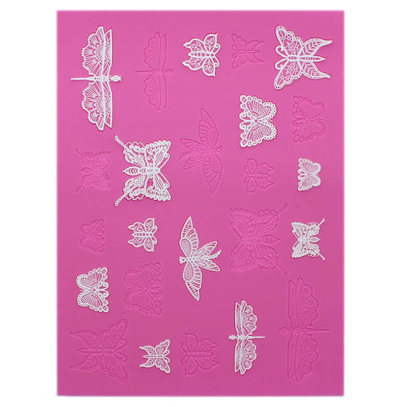 Cake Lace - Beautiful Butterflies Mat