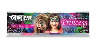 GLOBAL Face Paint Set - FAIRY PRINCESS 115ml