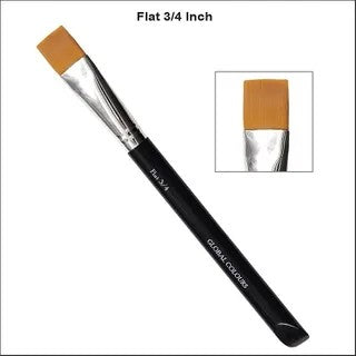 Face & Body Paint Brush - FLAT 3/4 INCH